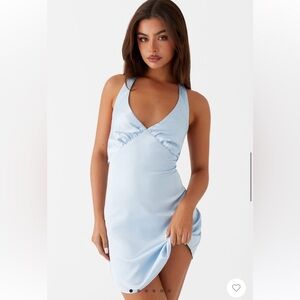 Peppermayo Light Blue Mini Dress